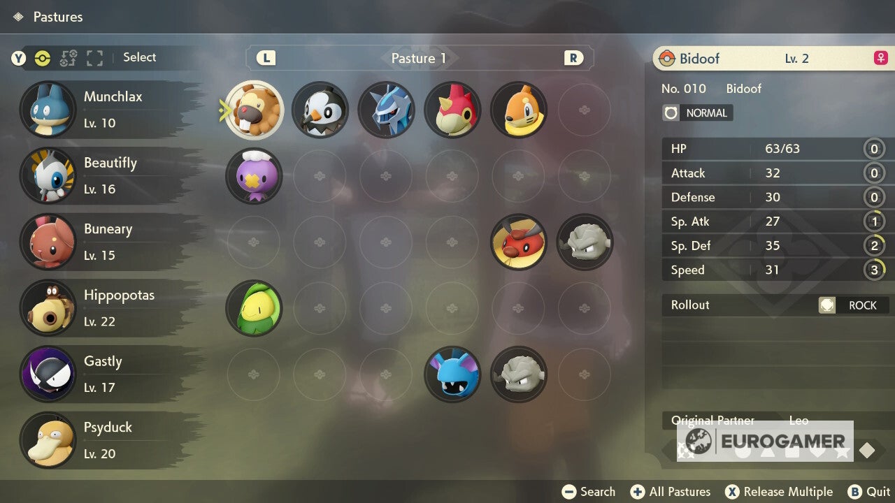 Pokémon Legends Arceus Effort Levels How to raise Effort Levels and